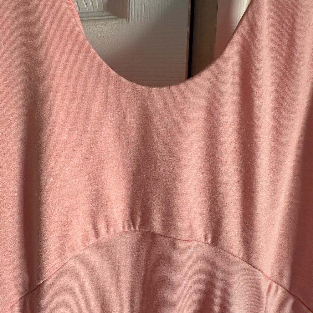 Halara - U Neck Backless Split Flowy Maxi Casual … - image 3